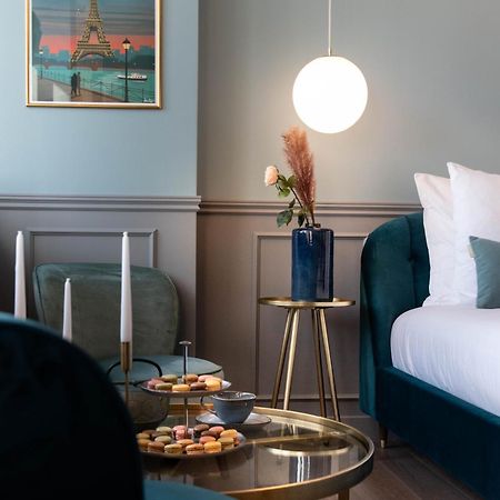 The Parisian Blue Eiffel Tower Apartment Luaran gambar